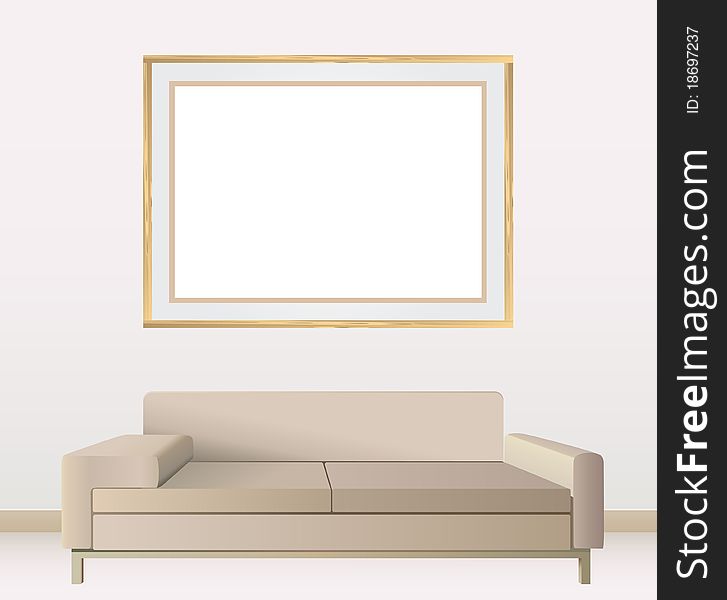 Empty Frames On Wall