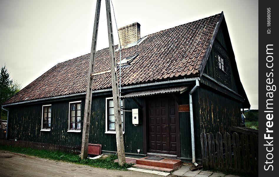 Old wooden house - east Poland