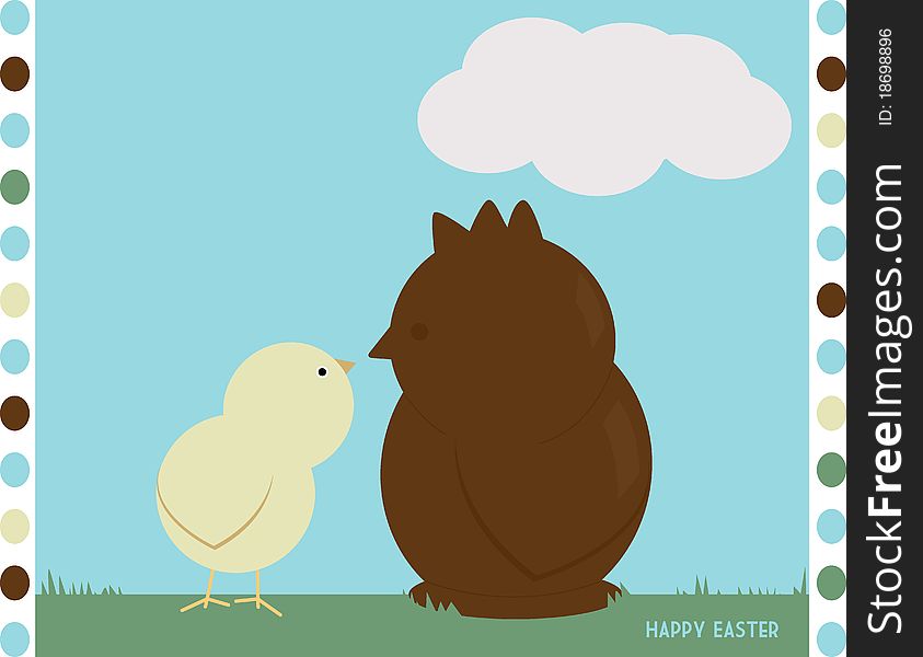 Easter Chick meets Chocolate