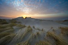 Beautiful Sunset And Sand Dunes Stock Photos Beautiful Sunset And Sand Dunes Stock Photos