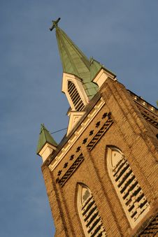 Old Church Tower Stock Image Old Church Tower Stock Image