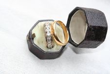 Heart Shaped Diamonds In Ring Inside Antique Leather Box Stock Image Heart Shaped Diamonds In Ring Inside Antique Leather Box Stock Image