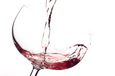 The Wine To Flow In A Glass Stock Photo The Wine To Flow In A Glass Stock Photo