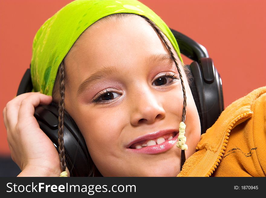 Child Listening Music