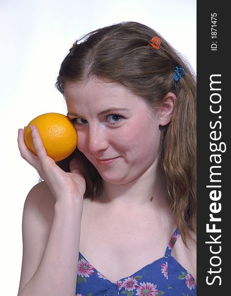 The Girl With A Orange