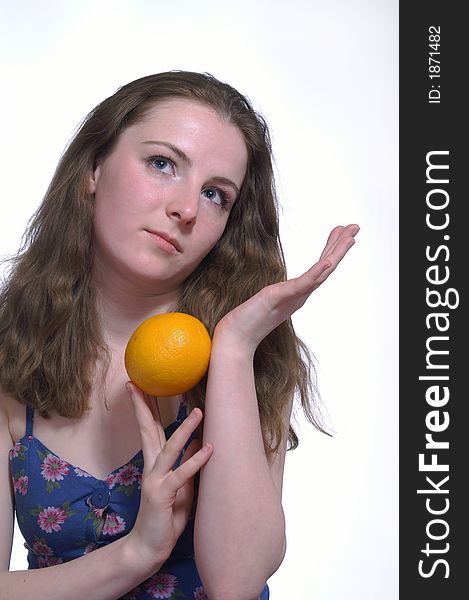 The Girl With A Orange