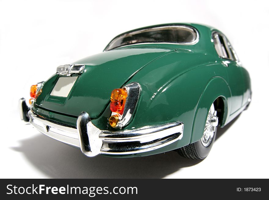 1959 Jaguar Mark 2 metal scale toy car fisheye #3