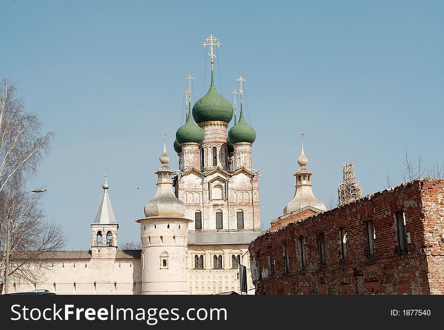 Old churches in Rostov-Velikiy, Russia