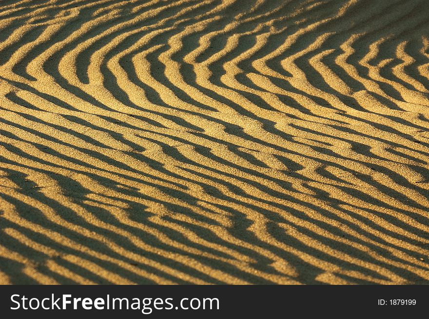 Waves of sand