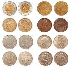 Different Coins Stock Images Different Coins Stock Images