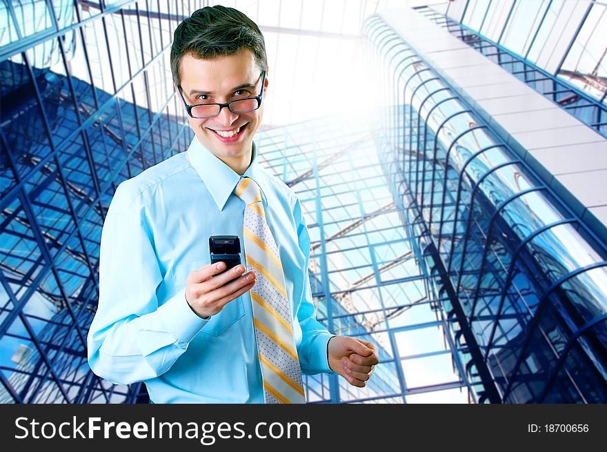 Businessman With Phone