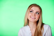 Closeup Portrait Of A Beautiful Young Lady Royalty Free Stock Images Closeup Portrait Of A Beautiful Young Lady Royalty Free Stock Images