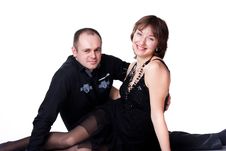 Portrait Of A Beautiful Young Happy Smiling Couple Stock Photography Portrait Of A Beautiful Young Happy Smiling Couple Stock Photography