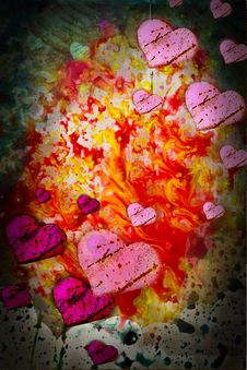 Heart And Three And Pink And Love Royalty Free Stock Photos Heart And Three And Pink And Love Royalty Free Stock Photos
