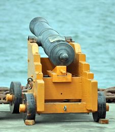 Old Naval Gun Stock Images Old Naval Gun Stock Images