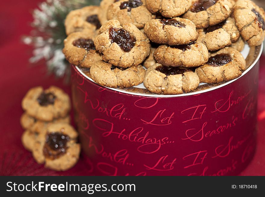 Jam filled cookie buttons, holiday favorite. Jam filled cookie buttons, holiday favorite.