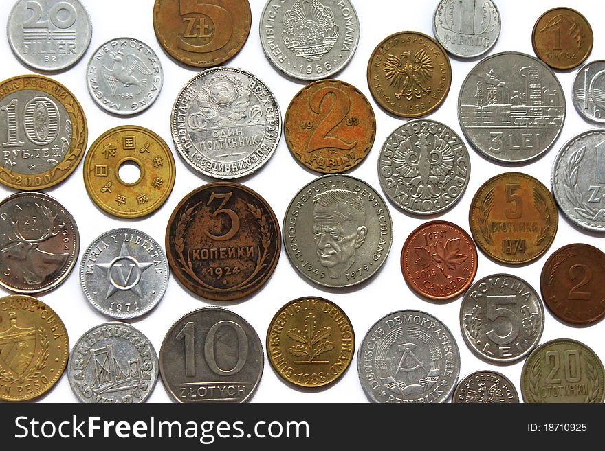 Coins from different countries