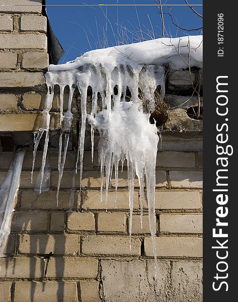 Icicles On The Roof