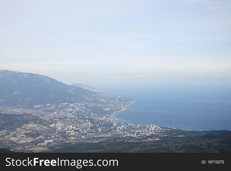Seascape Yalta Crimea Black Sea