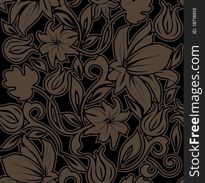 Floral Seamless Pattern.