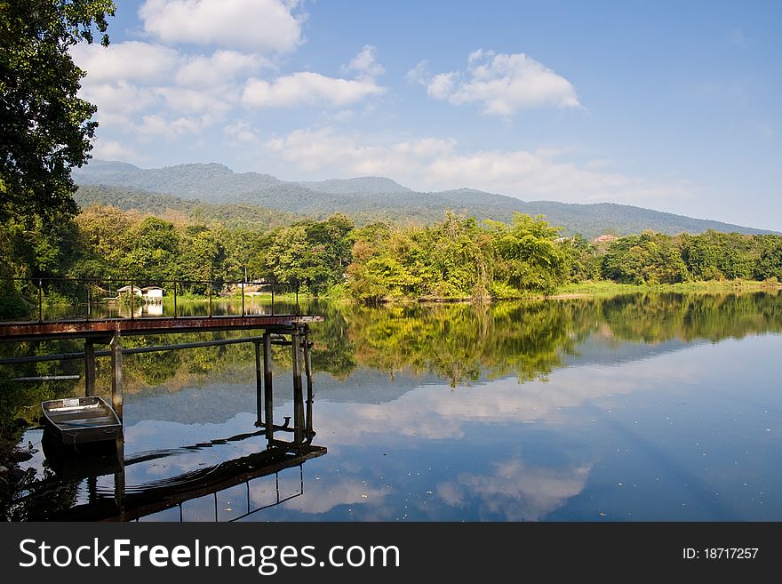 Reservoir in chiangmai university thailand. Reservoir in chiangmai university thailand