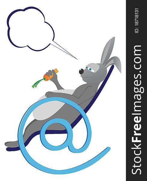 At symbol shape communications 	
rabbit animals