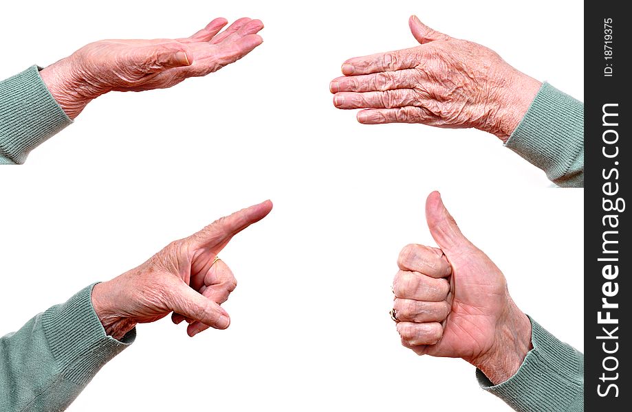 Senior Woman S Hand