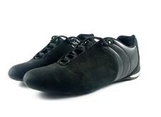 Black Sport Shoes Stock Image Black Sport Shoes Stock Image