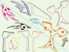 Arrow Doodle Royalty Free Stock Photos Arrow Doodle Royalty Free Stock Photos