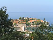 Sveti Stefan Island Royalty Free Stock Image