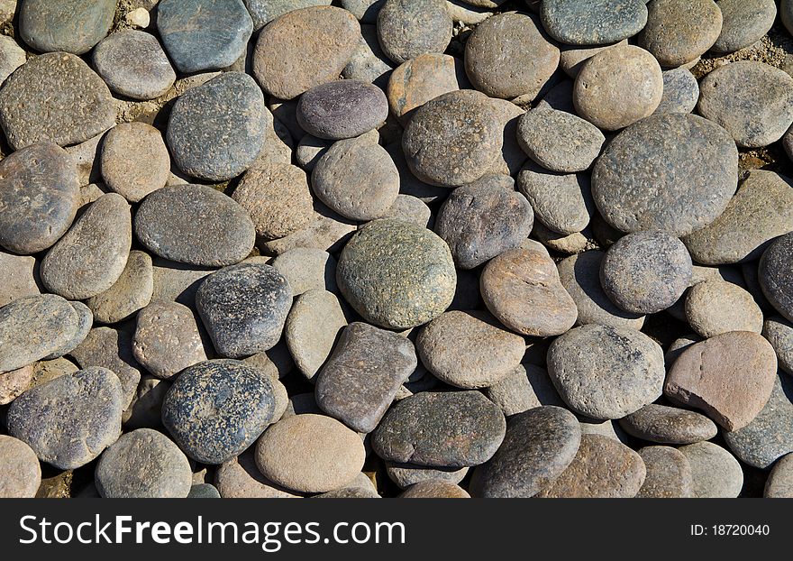 Pebble stone background