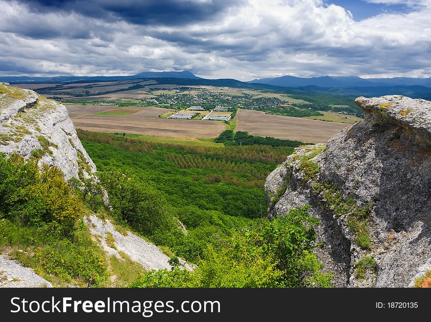 View of plateau Tash-Jargan, Crimea. View of plateau Tash-Jargan, Crimea