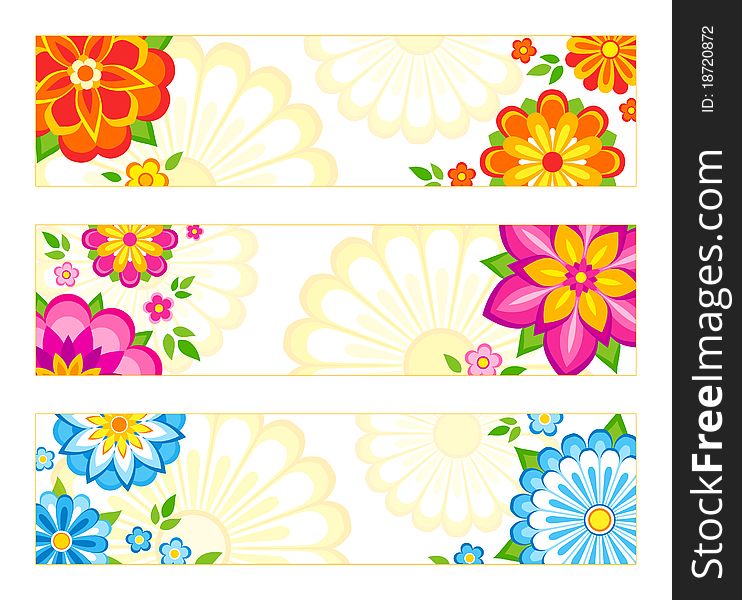 Flower banners