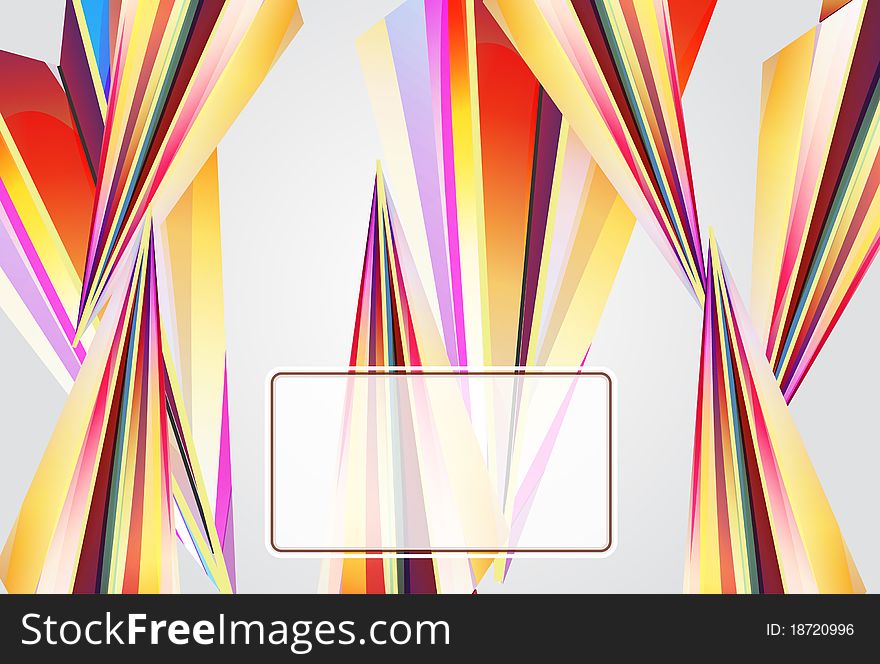 Abstract bector background with bright twisted shapes. Abstract bector background with bright twisted shapes