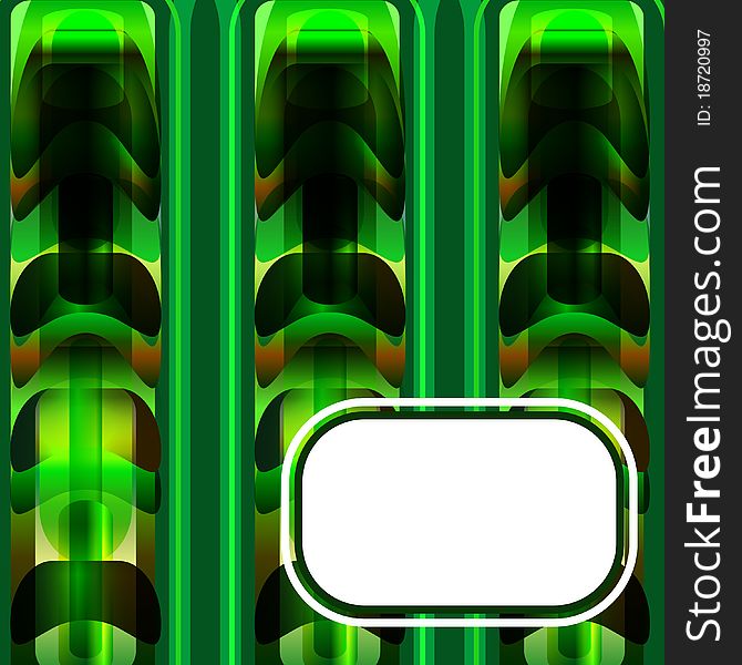 Abstract futuristic green backgrounda. Abstract futuristic green backgrounda