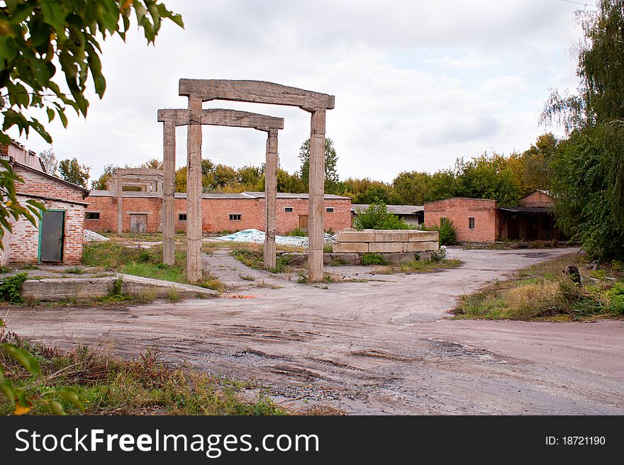 Neglected building