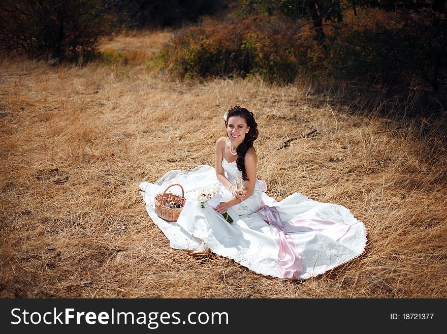 Bride On The Grass