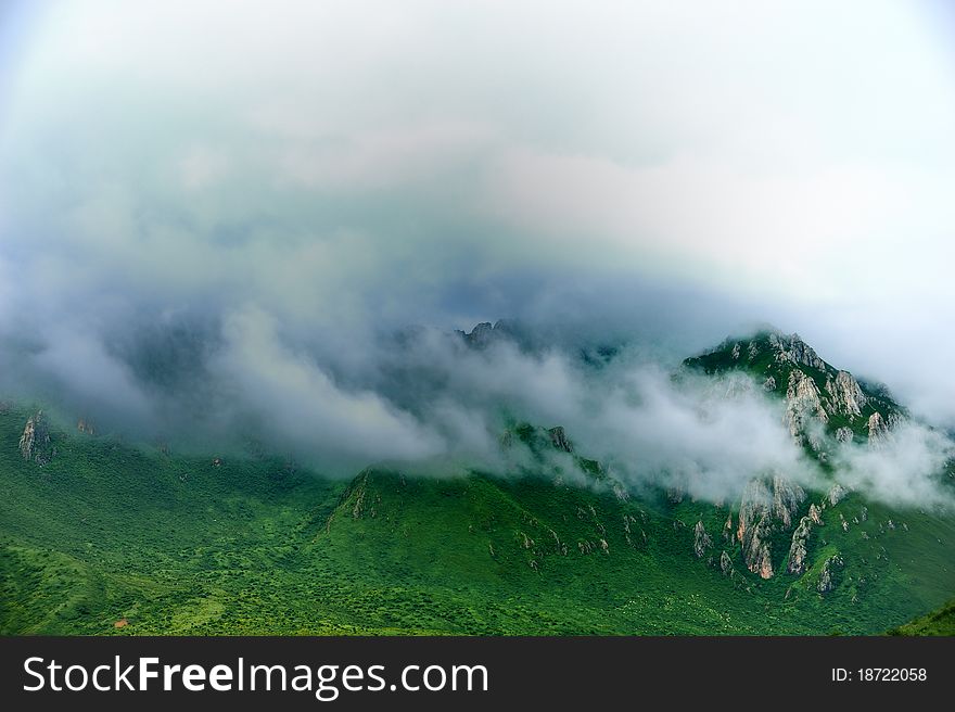 China GanNan's Mountain, photo take at china GanSu of GanNan. China GanNan's Mountain, photo take at china GanSu of GanNan