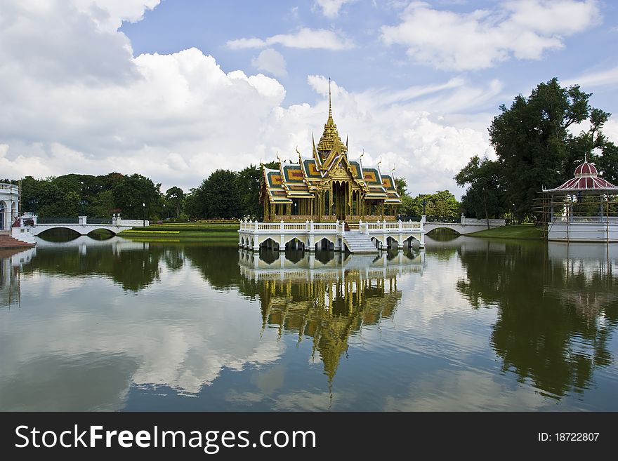 Architecture in Thai style at bang pa-in Ayutthaya. Architecture in Thai style at bang pa-in Ayutthaya