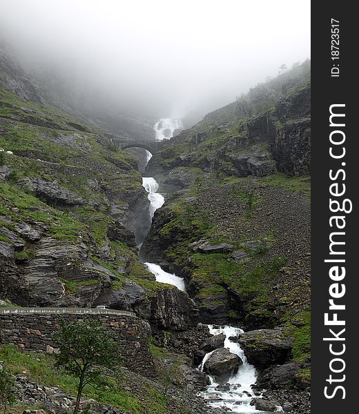 Picture from Norway-mountain stream