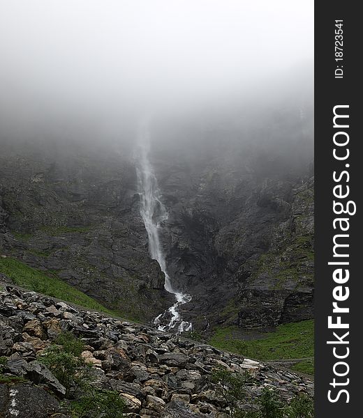 Picture from Norway-mountain stream