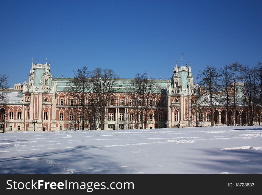 Museum - reserve “Tsaritsyno”. Large palace