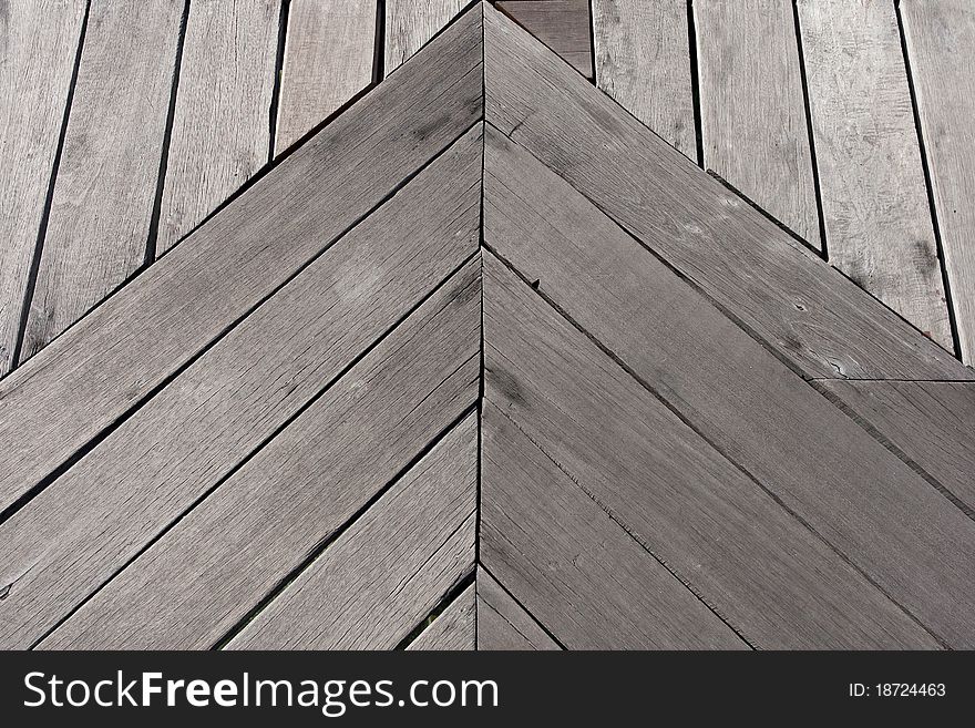 Gray wooden pattern of the floor