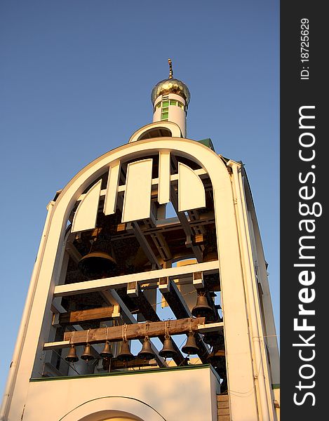 A Bell Tower in Ukraine. A Bell Tower in Ukraine