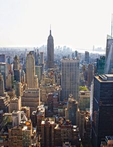 Manhattan Skyline Royalty Free Stock Photography