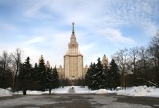 Moscow State University Russia Stock Image Moscow State University Russia Stock Image