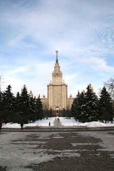 Moscow State University Russia Royalty Free Stock Photography Moscow State University Russia Royalty Free Stock Photography