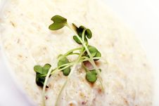 Oatmeal With Milk Royalty Free Stock Photo Oatmeal With Milk Royalty Free Stock Photo