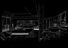 Interior Architecture Construction Landscape Sketch Royalty Free Stock Photo Interior Architecture Construction Landscape Sketch Royalty Free Stock Photo