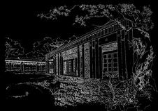 Interior Architecture Construction Landscape Sketch Stock Image Interior Architecture Construction Landscape Sketch Stock Image